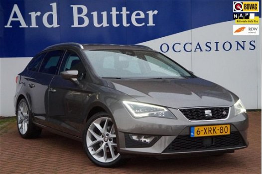 Seat Leon ST - 1.4 TSI ACT FR Dynamic 150PK+Leder+Xenon+Panorama-dak+Adaptativecruise= SUPER - 1