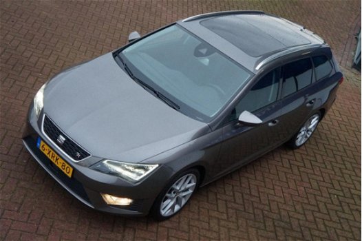 Seat Leon ST - 1.4 TSI ACT FR Dynamic 150PK+Leder+Xenon+Panorama-dak+Adaptativecruise= SUPER - 1