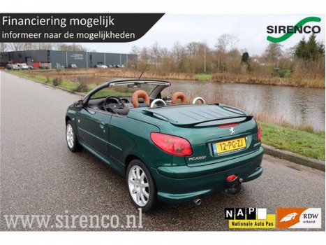 Peugeot 206 CC - 1.6-16V Roland Garros leder trekhaak climate control nette correcte goed onderhoude - 1