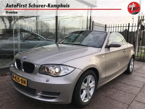 BMW 1-serie Cabrio - 1-Serie 143PK Automaat Xenon Climate Half Leder - 1