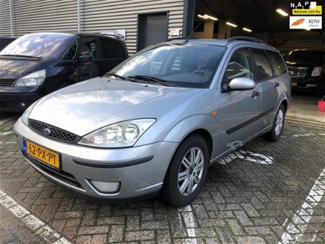 Ford Focus Wagon - 1.6-16V Futura Leer navigatie climate controle electrische ramen+spiegels cruise - 1