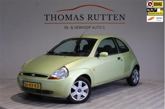 Ford Ka - 1.3 Appel 2005/ NAP/ Airco/ Elek ramen + Spiegels/ Radio CD/ LM/ Onderhoudsboekjes - 1