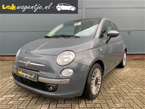 Fiat 500 - 0.9 TwinAir Lounge * retrokleur * airco * p-sensor - 1