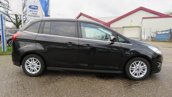 Ford Grand C-Max - 1.0 Titanium 125 pk, Navigatie, Park Pack, Cruise, 63735 km - 1