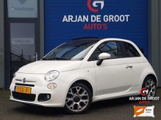 Fiat 500 - Cabrio 80PK Leder Xenon nieuwstaat NAP