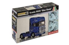 Italeri bouwpakket 3873 1/24 Scania R620 blue shark
