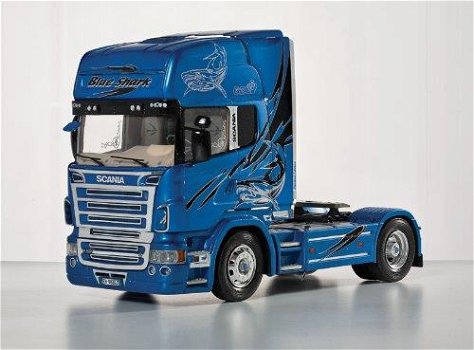 Italeri bouwpakket 3873 1/24 Scania R620 blue shark - 2