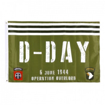 Vlag D-Day Operation,Airborne en Countries - 2