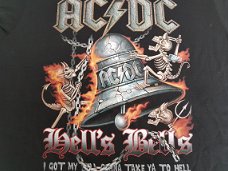 AC-DC Hell's Bells t-shirt maat XL