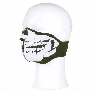 Gezichts masker neopreen skull 3D - 1