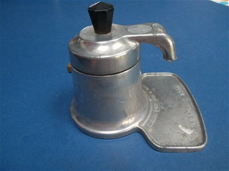 antieke koffie machine expresso voor 2 kopjes jaren `50 - 5