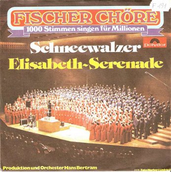 Singel Fischer Choire - Schneewalzer / Elisabeth-serenade - 1