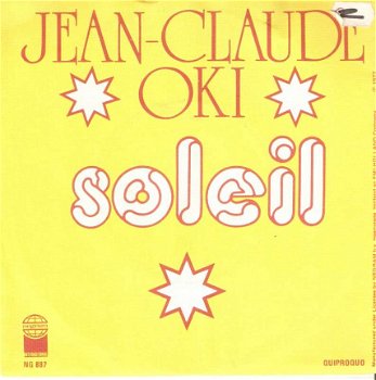 singel Jean-Claude Oki - Soleil / Quiproquo - 1