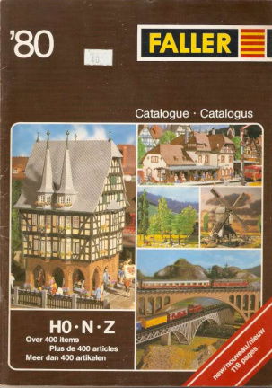 Cataloog Faller 80 - Treinen, auto’s, toebehoren, - nr. 1