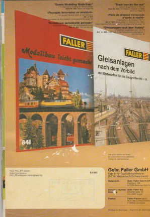 Cataloog Faller 80 - Treinen, auto’s, toebehoren, - Afbeelding 2