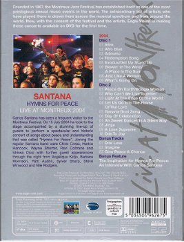 2 - dvd - Set De Luxe - Santana - Hyms For Peace - 2