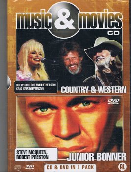 Dvd - cd - Junior Bonner + Country & Western - 1