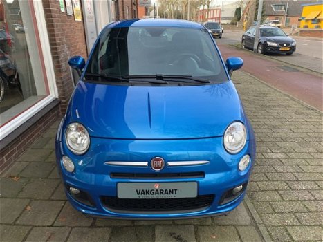 Fiat 500 - 0.9 TwinAir Turbo 500S | leder bekleding | parkeer sensor | lichtmetalen wielen | - 1