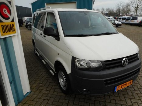 Volkswagen Transporter - 2.0 TDI L1H1 DC Trendline / Cruise / Airco / Navi / Trekhaak / 141Pk - 1