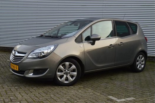 Opel Meriva - 1.4 Turbo Blitz Aut. *Zeer nette auto* 1e eigenaar* Leder* Trekhaak* Navi* Dealer onde - 1