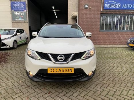 Nissan Qashqai - 1.2 N-Connecta 115 PK Vision Parelmoer wit Navi, Panorama, Standkachel Nieuwstaat T - 1