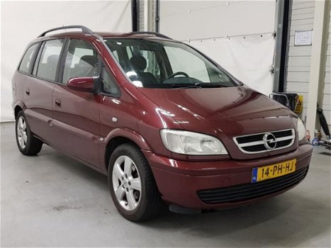 Opel Zafira - 1.8-16V Maxx ✅NAP, 7PERS, AIRCO, CRUISE, BOEKJES, APK 27-03-2020, TREKHAAK, ELEC RAMEN - 1
