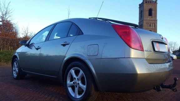 Nissan Primera - 1.8 Business Edition , navi , trekhaak, lage km, dealer onderhouden , mooie auto - 1