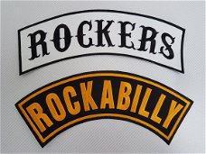 RockaBilly , Rockers Rugpatch - Embleem Stof