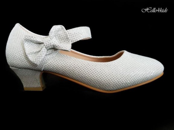 glitter bruidsmeisjes schoenen feest schoenen doop - Afbeelding 2
