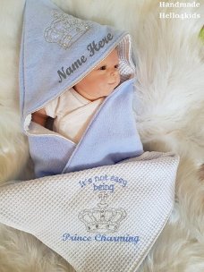Nu gratis naam geboorte cadeau kleed doop deken baby shower