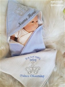 Nu gratis naam geboorte cadeau kleed doop deken baby shower