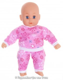 Popje 28 cm Roze pyjama