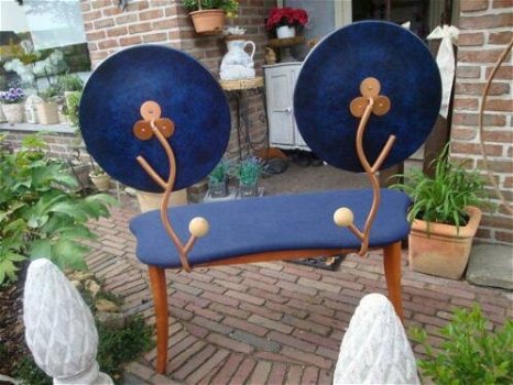 italiaanse handgeschilderde stoelen. - 7