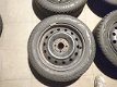 4 Stalen Velgen Winterbanden Honda Jazz Civic CRX 4x100 185/55 R15 - 2 - Thumbnail