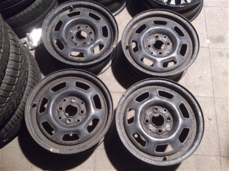 4 Stalen Velgen Vw Golf 3 Passat 35i Polo 6N 14 Inch 4x100 - 3