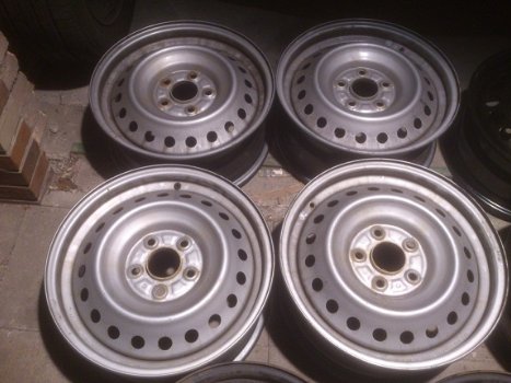 4 Stalen Velgen 16 Inch Honda Civic Accord 5x114,3 - 1