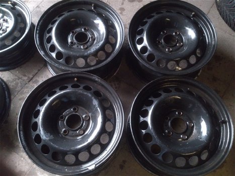 4 Stalen velgen 16 Inch Audi A4 B8 A5 S5 5x112 - 3