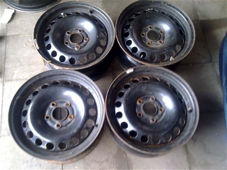 4 Stalen Velgen Opel Astra H Vectra C 15 Inch 5x110 - 3