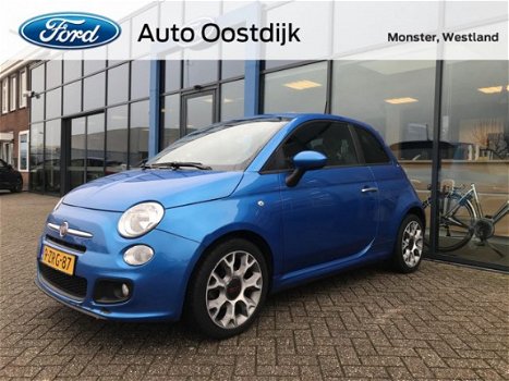 Fiat 500 - 0.9 TwinAir Turbo 500S Climate Parkeersensoren 16”inch Spoiler *Dealer Onderhouden - 1