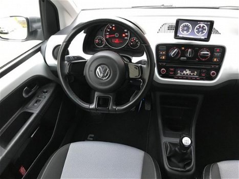 Volkswagen Up! - 1.0 high up White Edition navi airco 16''inch l.v 2012bj.nw.apk service garantie - 1