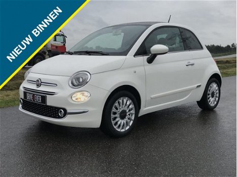 Fiat 500 - 1.2 Lounge 2018 met Pano/Airco/Half leder/Elek pakket - 1