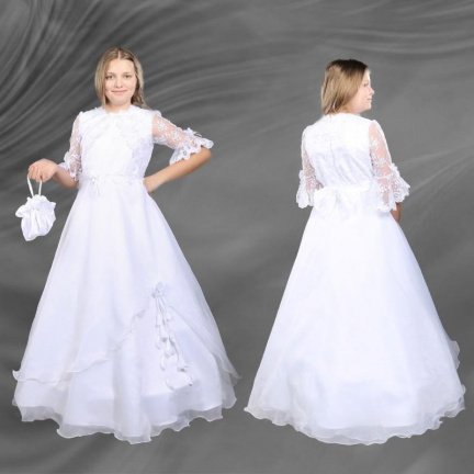 NIEUW communie jurk bruidsmeisje gala jurk prinsessen Lieke - Afbeelding 3