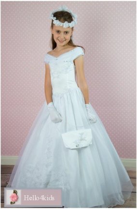 NIEUW communie jurk bruidsmeisje gala jurk prinsessen Lieke - Afbeelding 4