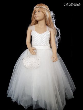 NIEUW communie jurk bruidsmeisje gala jurk prinsessen Lieke - Afbeelding 5
