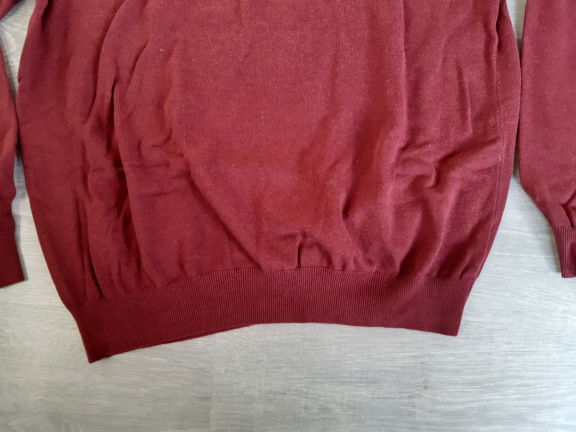 Zgan.rode trui V hals McGregor mt XXL - Afbeelding 4