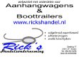 Bootrol / kielrol 120 mm blauw - 2 - Thumbnail