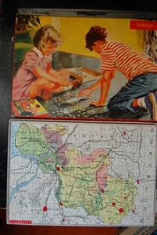 puzzels van de kaart van verschillende provincies