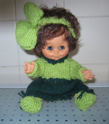 Lief popje uit Taiwan begin jaren 70 ca 20 cm - nr. 1