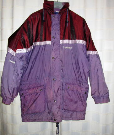 Vlot winterjack bordeauxrood/paars Hummel maat xl/8 A105 - nr. 1