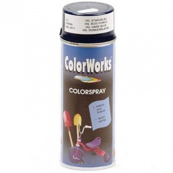 COLORWORKS RAL5011 STAAL BLAUW 400 ML - 1